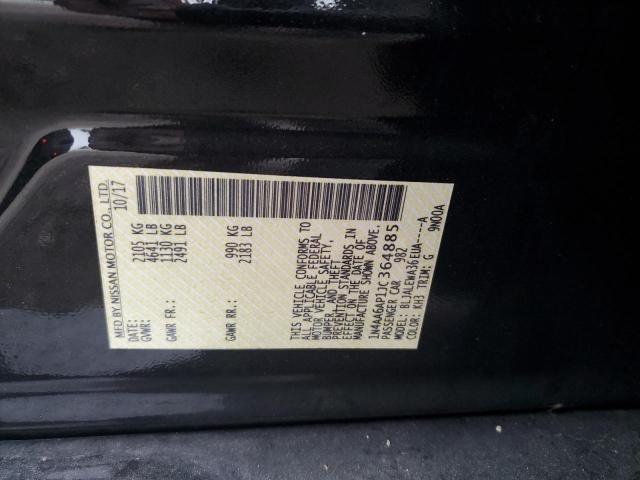 2018 Nissan Maxima 3.5S VIN: 1N4AA6AP1JC364885 Lot: 55561984