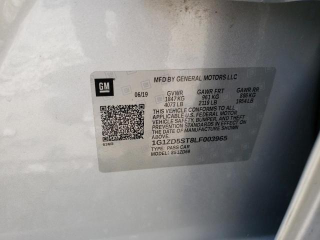 2020 Chevrolet Malibu Lt VIN: 1G1ZD5ST8LF003965 Lot: 55112414