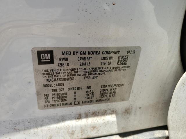 2018 Buick Encore Preferred VIN: KL4CJASB2JB690669 Lot: 54988914