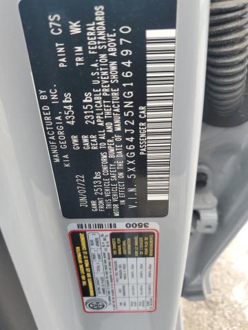 2022 Kia K5 Gt Line VIN: 5XXG64J25NG164970 Lot: 55600214