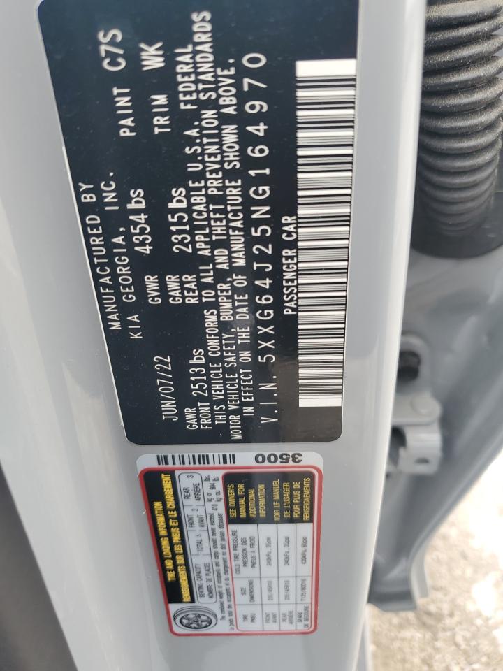 5XXG64J25NG164970 2022 Kia K5 Gt Line