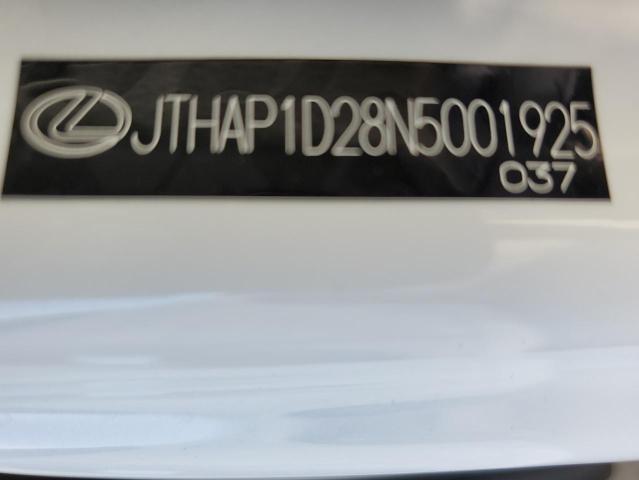 JTHAP1D28N5001925 2022 Lexus Is 500 F Sport