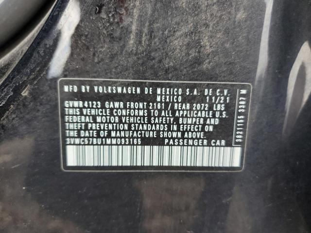 2021 Volkswagen Jetta S VIN: 3VWC57BU1MM093165 Lot: 55721244