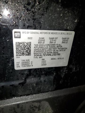 2022 GMC Terrain Sle VIN: 3GKALTEV6NL232795 Lot: 54914684