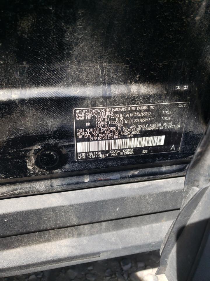 2T3P1RFV9LC101042 2020 Toyota Rav4 Xle