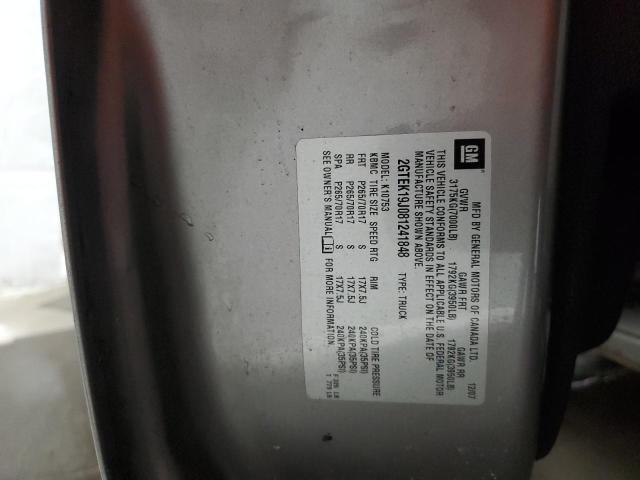 2008 GMC Sierra K1500 VIN: 2GTEK19J081241848 Lot: 54159304