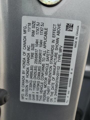 2019 HONDA CR-V LX - 2HKRW6H37KH201102