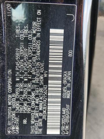 2010 Toyota Highlander Limited VIN: JTEDK3EH7A2156243 Lot: 55311634