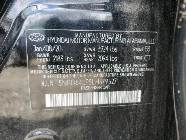 5NPD84LF5LH579527 2020 HYUNDAI ELANTRA - Image 12