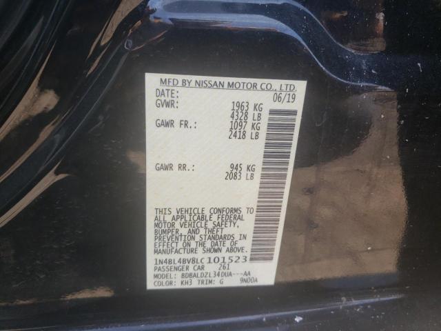 2020 Nissan Altima S VIN: 1N4BL4BV8LC101523 Lot: 57145774