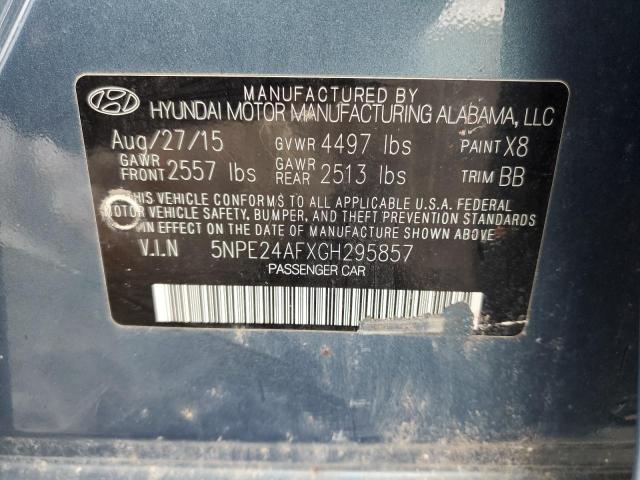 2016 HYUNDAI SONATA SE - 5NPE24AFXGH295857