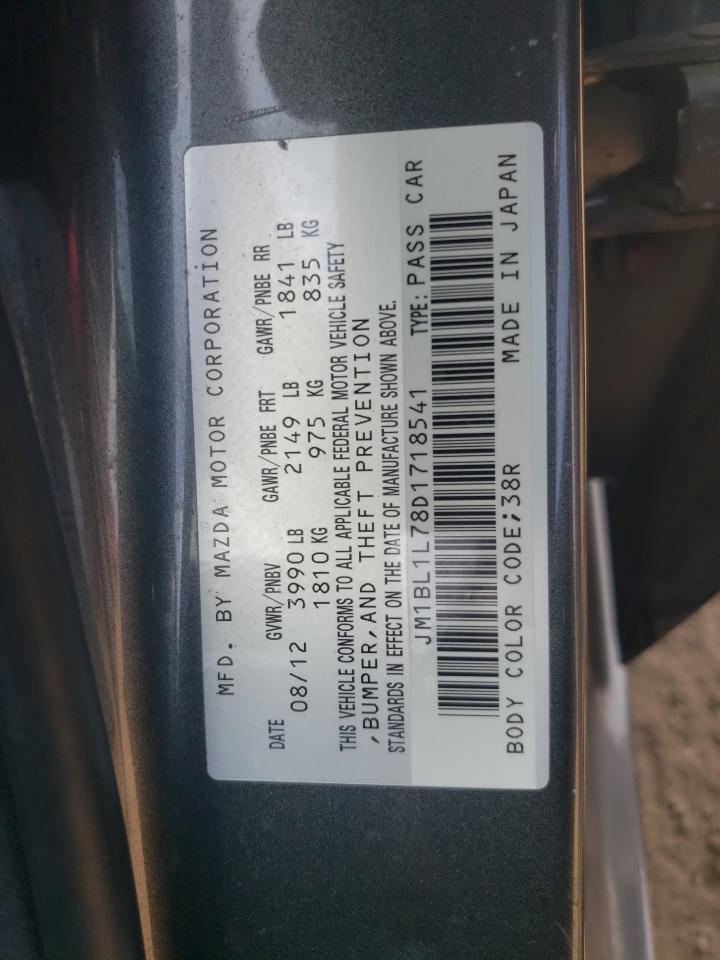 JM1BL1L78D1718541 2013 Mazda 3 I