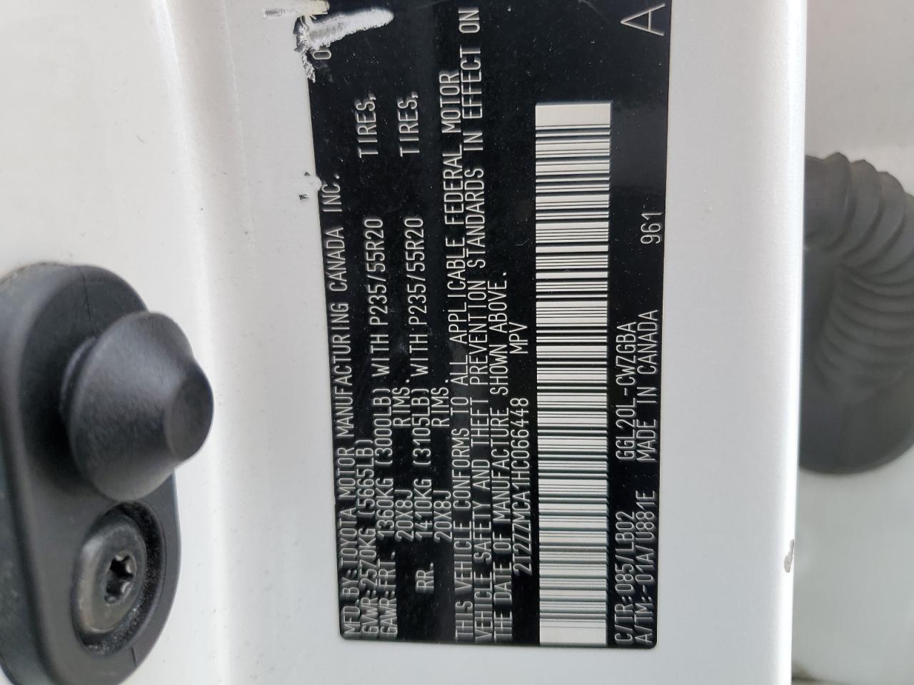 2T2ZZMCA1HC066448 2017 Lexus Rx 350 Base