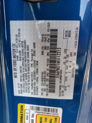 2021 FORD MUSTANG GT - 1FA6P8CF1M5112213