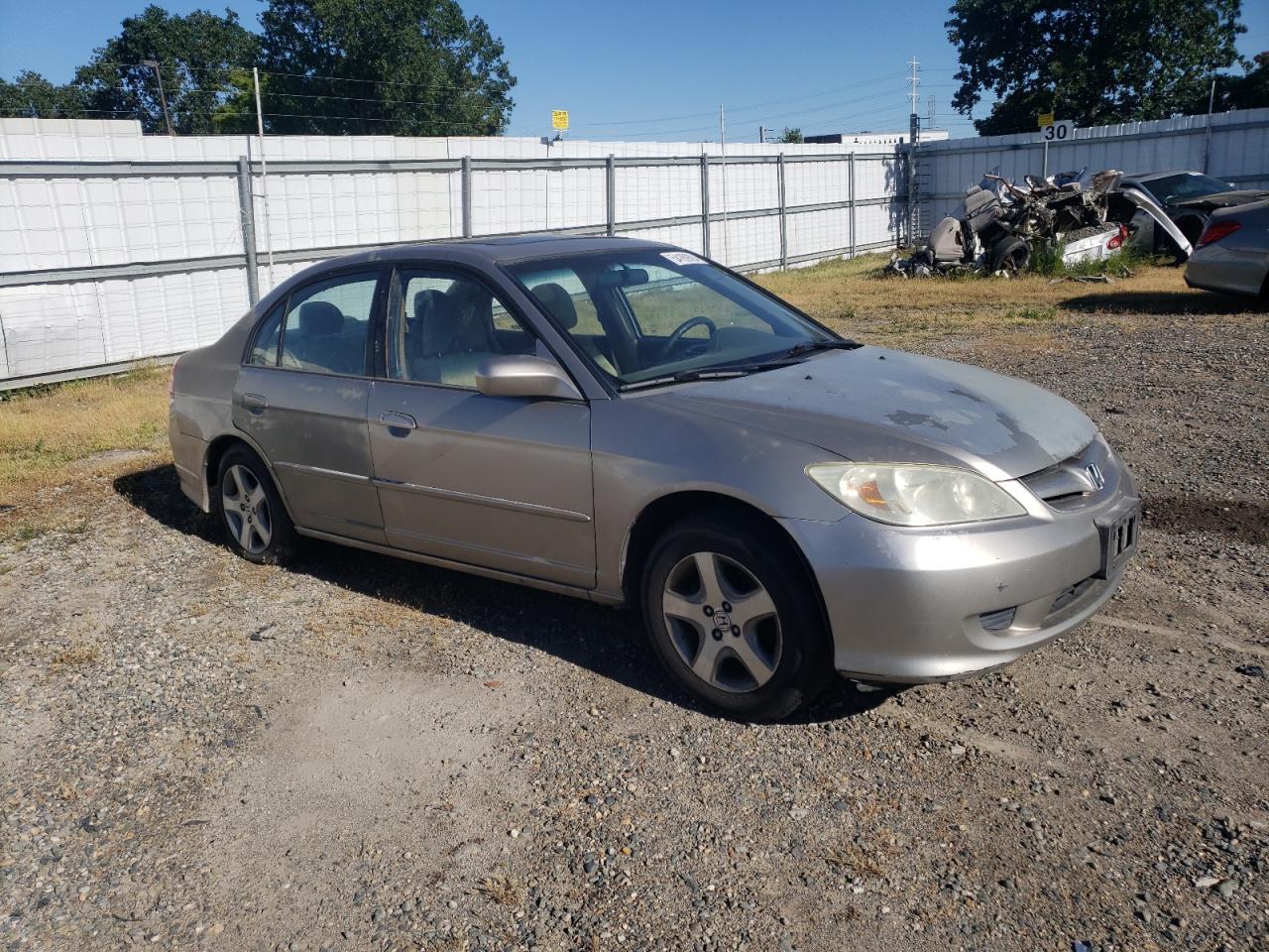 2HGES26845H543655 2005 Honda Civic Ex