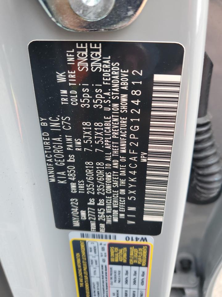 5XYK4CAF2PG124812 2023 Kia Sportage Sx