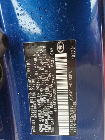 2009 TOYOTA CAMRY BASE #3296083836