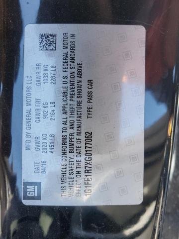 2016 Chevrolet Camaro Ss VIN: 1G1FE1R7XG0177062 Lot: 54097734