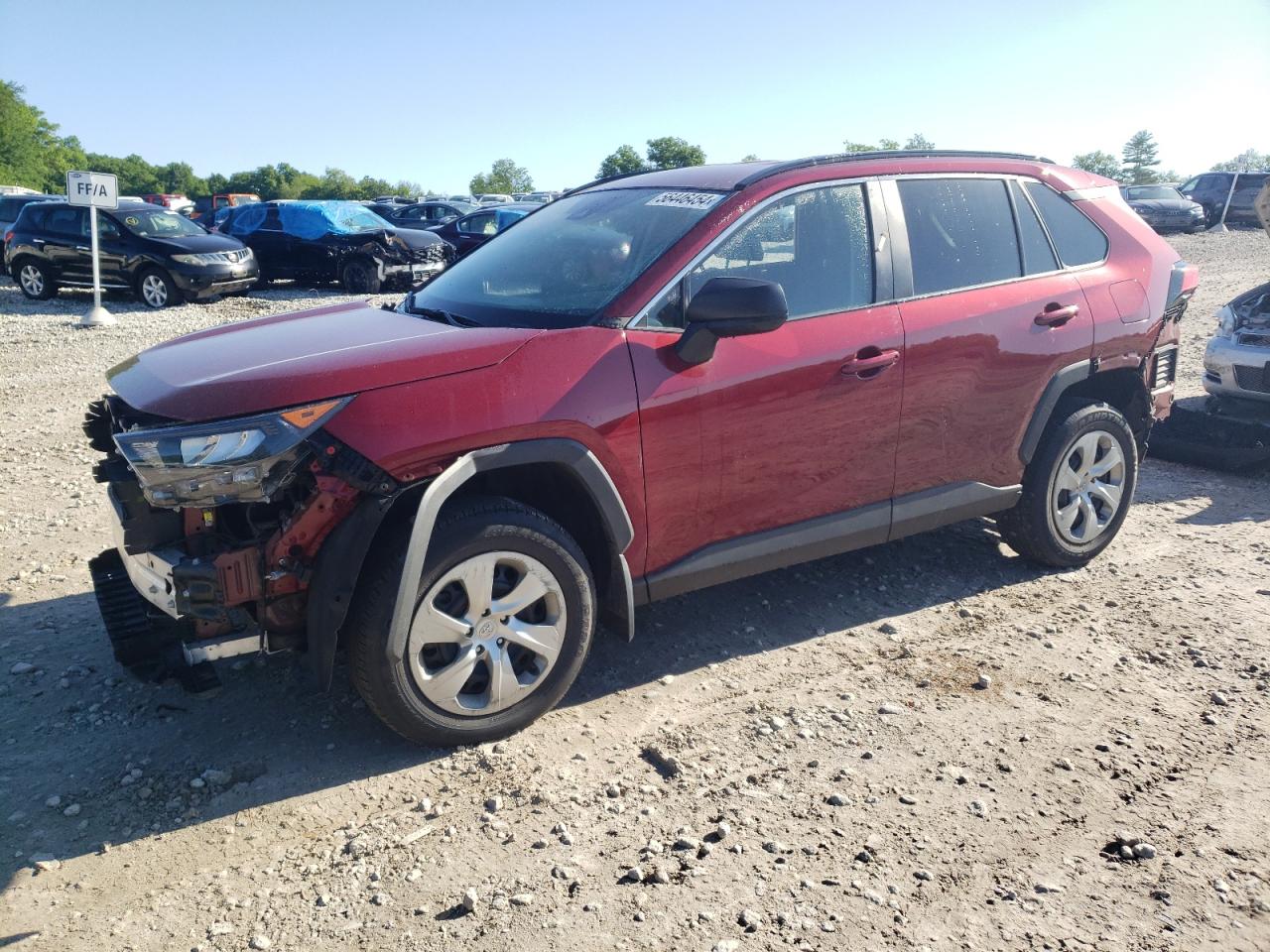 2T3F1RFV0LW096856 2020 Toyota Rav4 Le