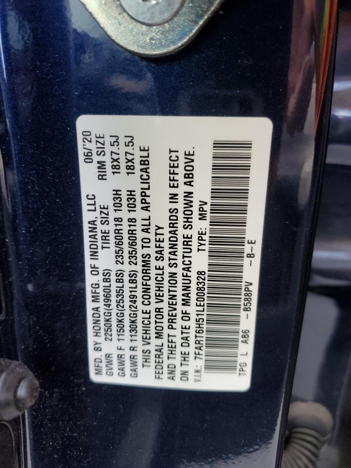 7FART6H51LE008328 2020 Honda Cr-V Ex