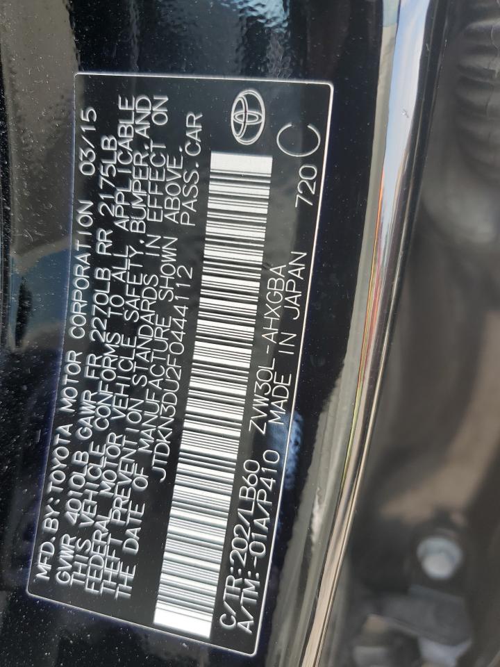 JTDKN3DU2F0444112 2015 Toyota Prius