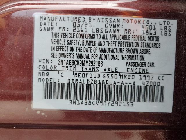 2021 NISSAN SENTRA SV - 3N1AB8CV9MY292153