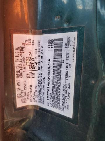 1993 Ford F150 VIN: 1FTEF14NXPNA55214 Lot: 53382034