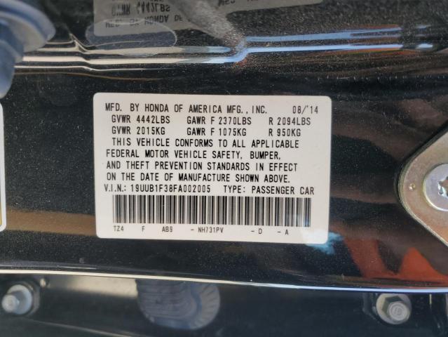 2015 Acura Tlx VIN: 19UUB1F38FA002005 Lot: 54442314