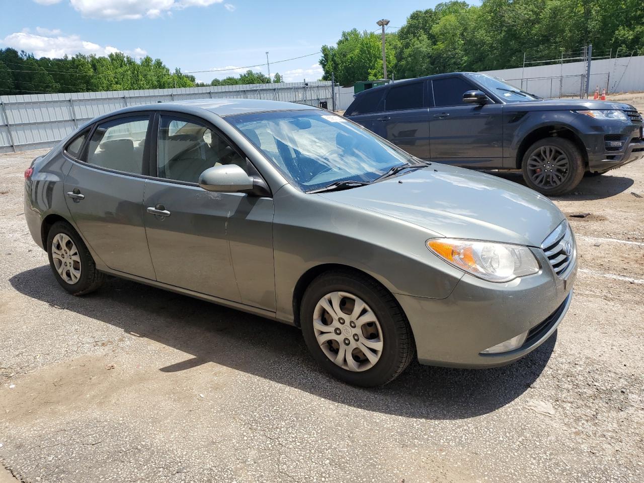 KMHDU4AD5AU865132 2010 Hyundai Elantra Blue