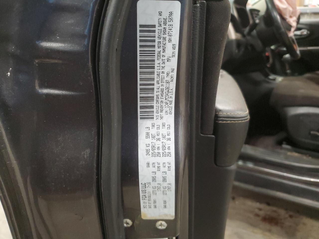 1C4PJMCS4GW361187 2016 Jeep Cherokee Latitude