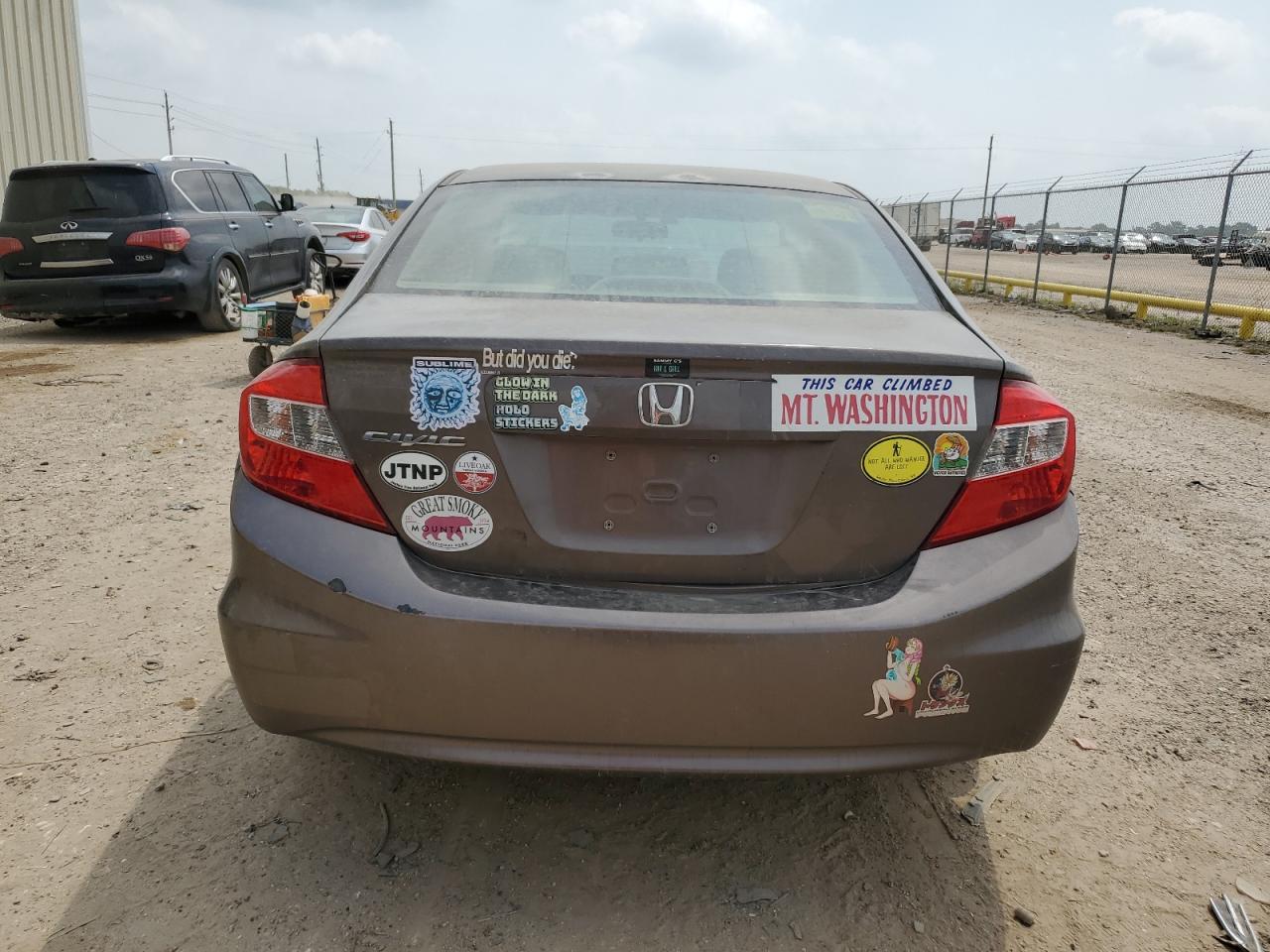 2HGFB2F93CH527442 2012 Honda Civic Exl