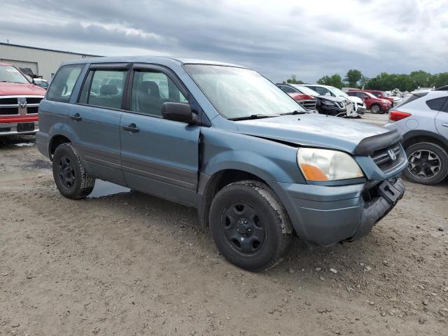 2005 Honda Pilot Lx VIN: 2HKYF18105H543945 Lot: 55328294