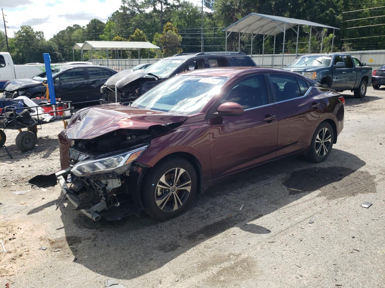 3N1AB8CV5NY207262 2022 Nissan Sentra Sv