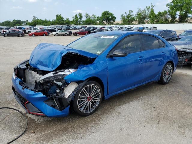 2022 Kia Forte Gt VIN: 3KPF44AC9NE424399 Lot: 55665884
