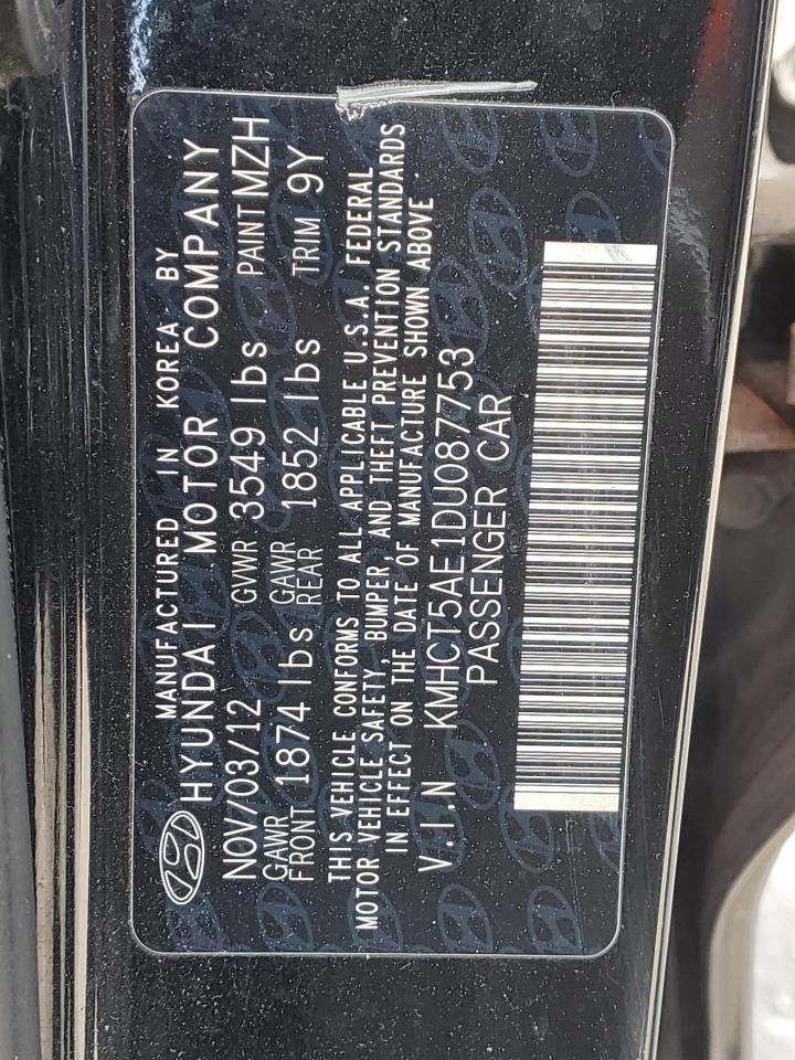 KMHCT5AE1DU087753 2013 Hyundai Accent Gls