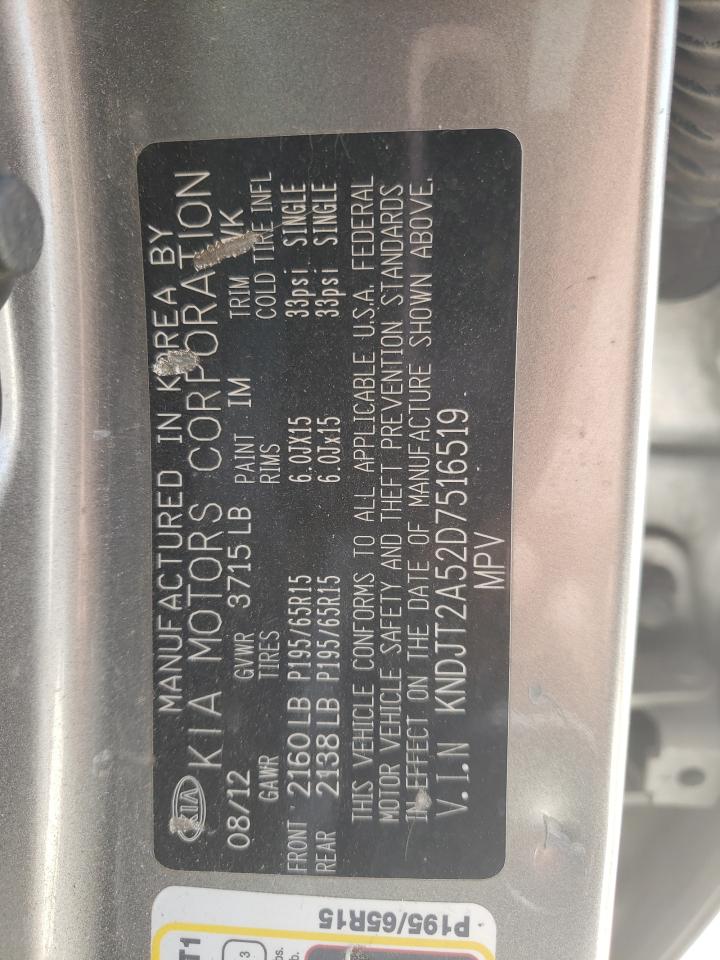 KNDJT2A52D7516519 2013 Kia Soul