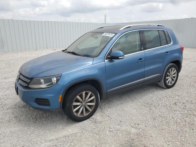 Lot #2540358606 2017 VOLKSWAGEN TIGUAN WOL salvage car