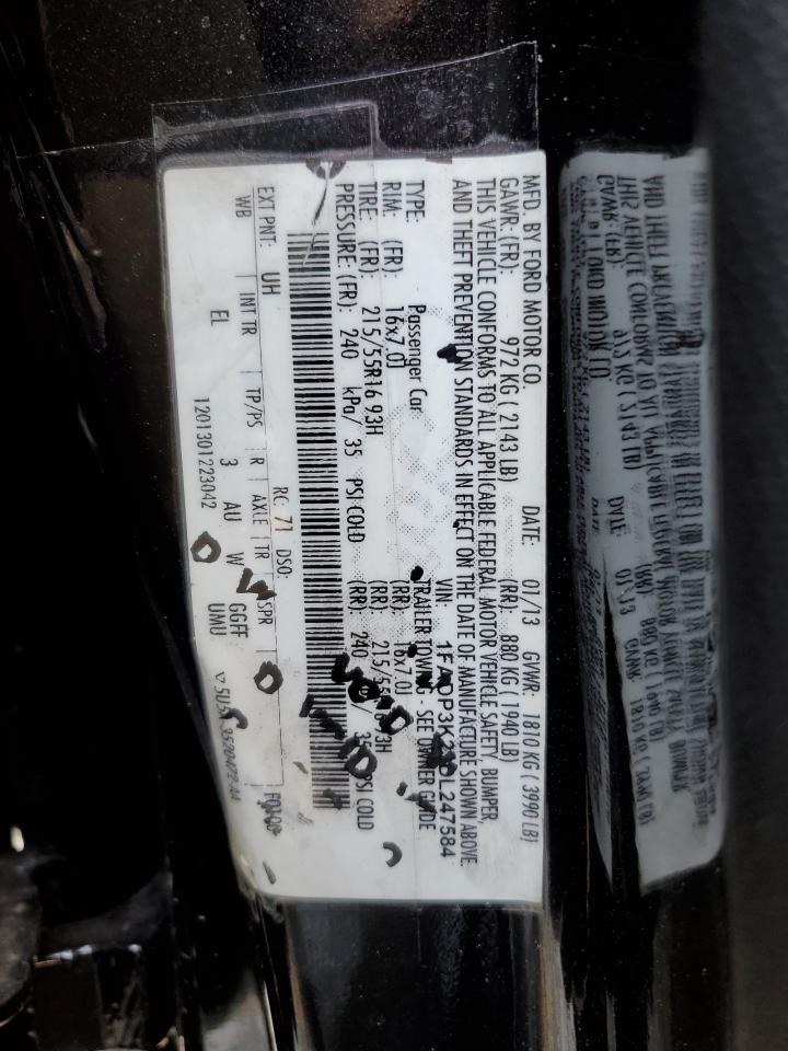 1FADP3K23DL247584 2013 Ford Focus Se