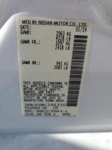 2019 NISSAN ALTIMA SR - 1N4BL4CV8KC246350