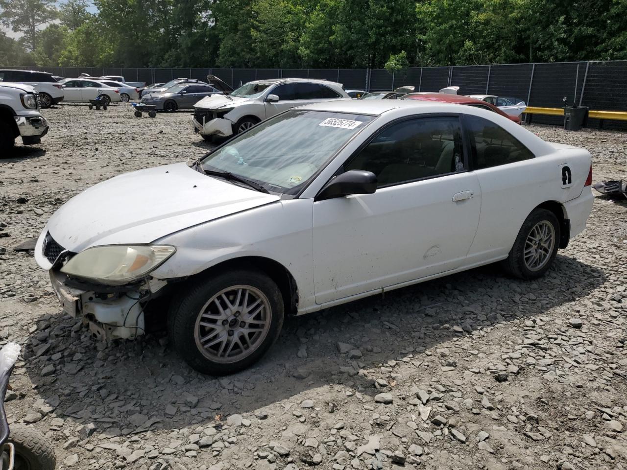 Lot #2619098635 2005 HONDA CIVIC LX