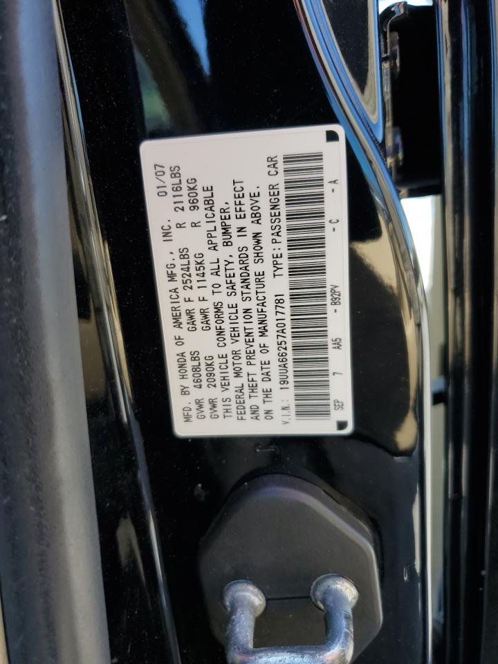 19UUA66257A017781 2007 Acura Tl