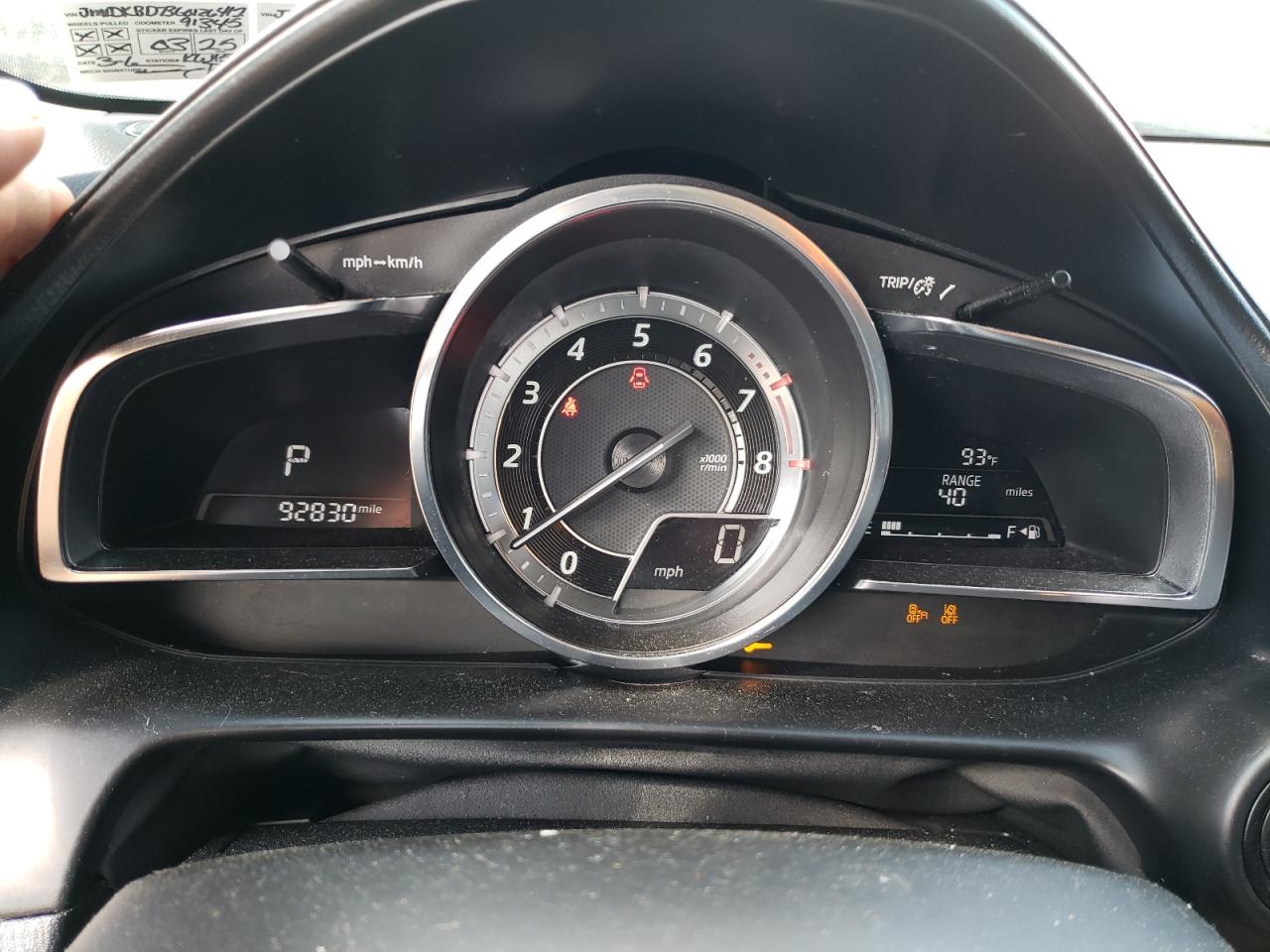 JM1DKBD73G0126412 2016 Mazda Cx-3 Grand Touring