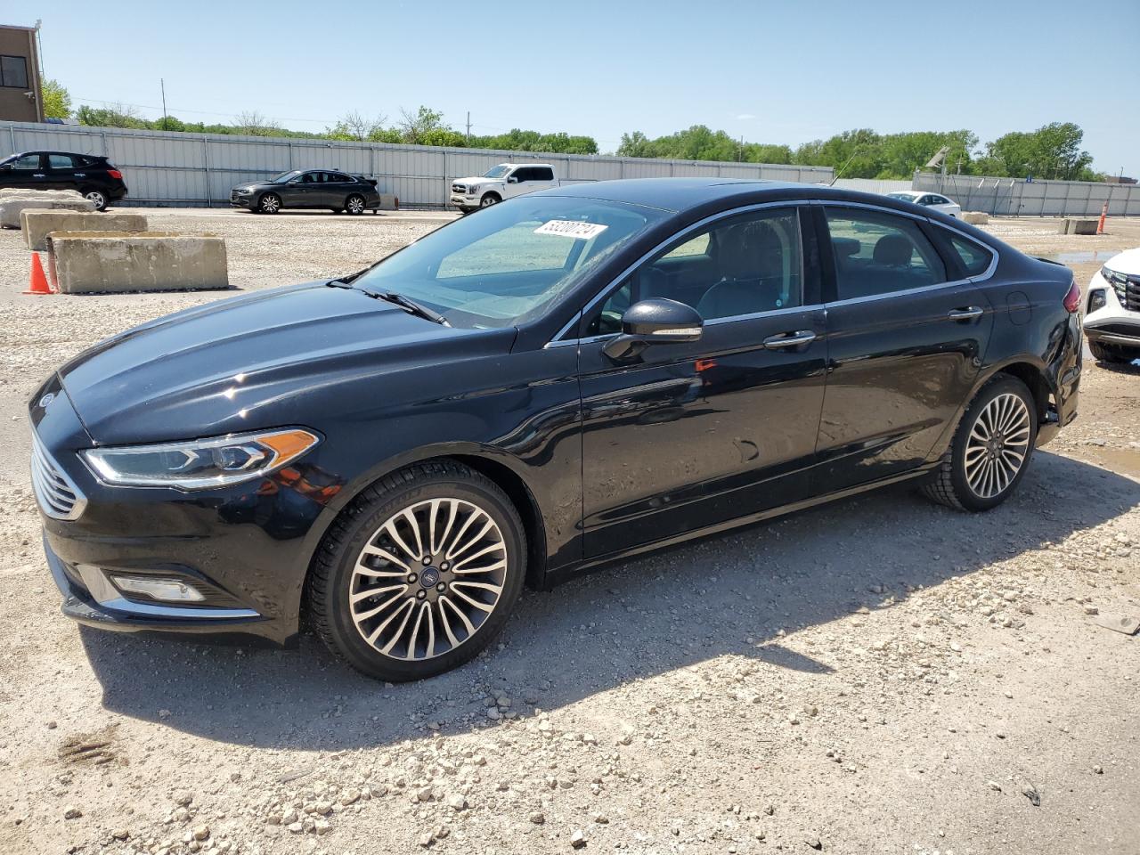 Lot #2621939288 2018 FORD FUSION TIT