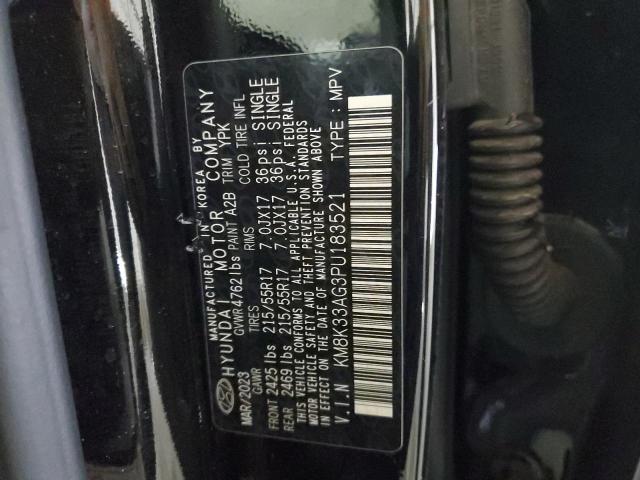 2023 HYUNDAI KONA SEL - KM8K33AG3PU183521