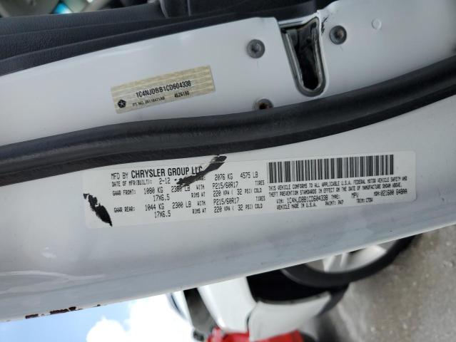 2012 Jeep Compass Sport VIN: 1C4NJDBB1CD604338 Lot: 54239984