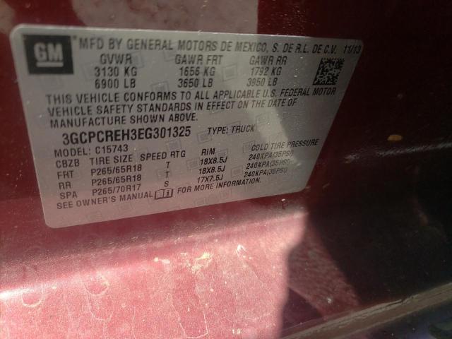 2014 Chevrolet Silverado C1500 Lt VIN: 3GCPCREH3EG301325 Lot: 54958714