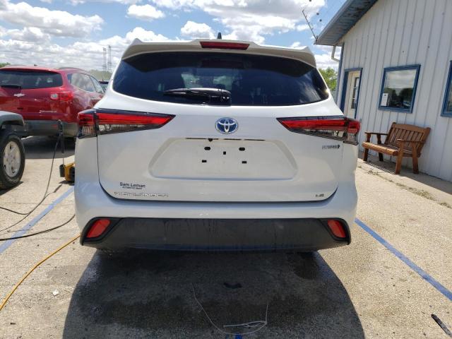 2022 Toyota Highlander Hybrid Le VIN: 5TDZARAH2NS016119 Lot: 56836854