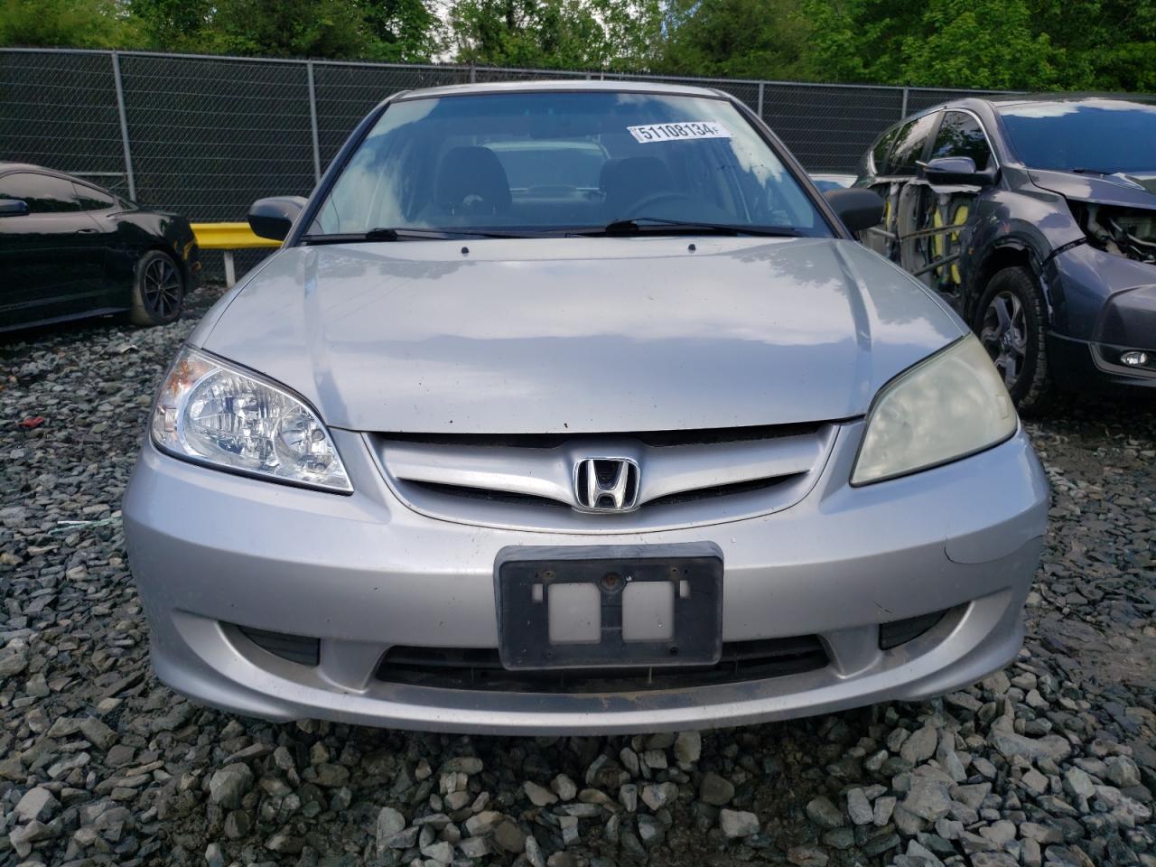 Lot #2549675856 2005 HONDA CIVIC LX