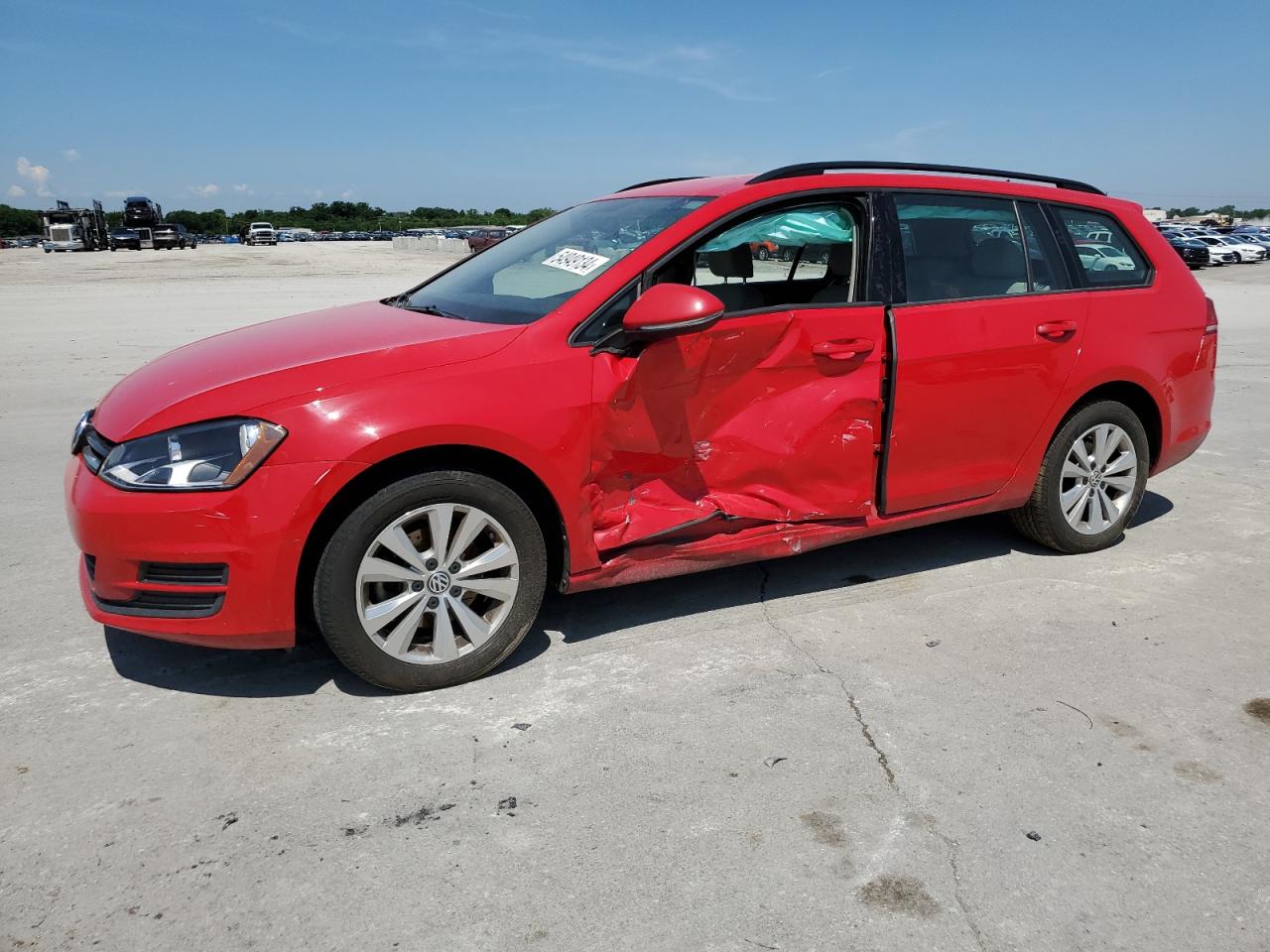 2017 Volkswagen Golf Sportwagen S vin: 3VW017AU5HM541140