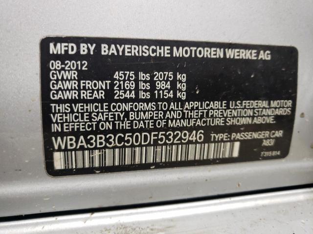 2013 BMW 328 Xi VIN: WBA3B3C50DF532946 Lot: 55508004